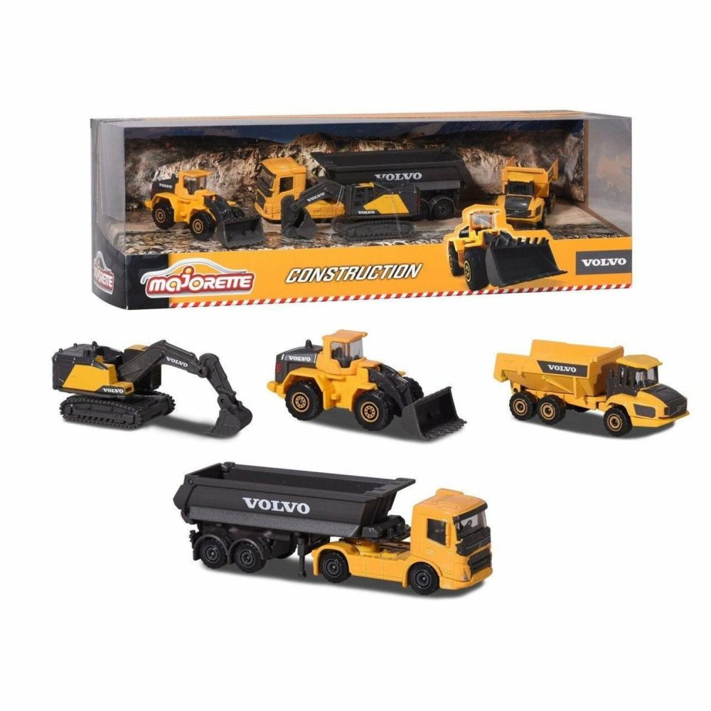 Toy Cars | Volvo Construction – 4 Piece Gift Set Shop Toy Cars