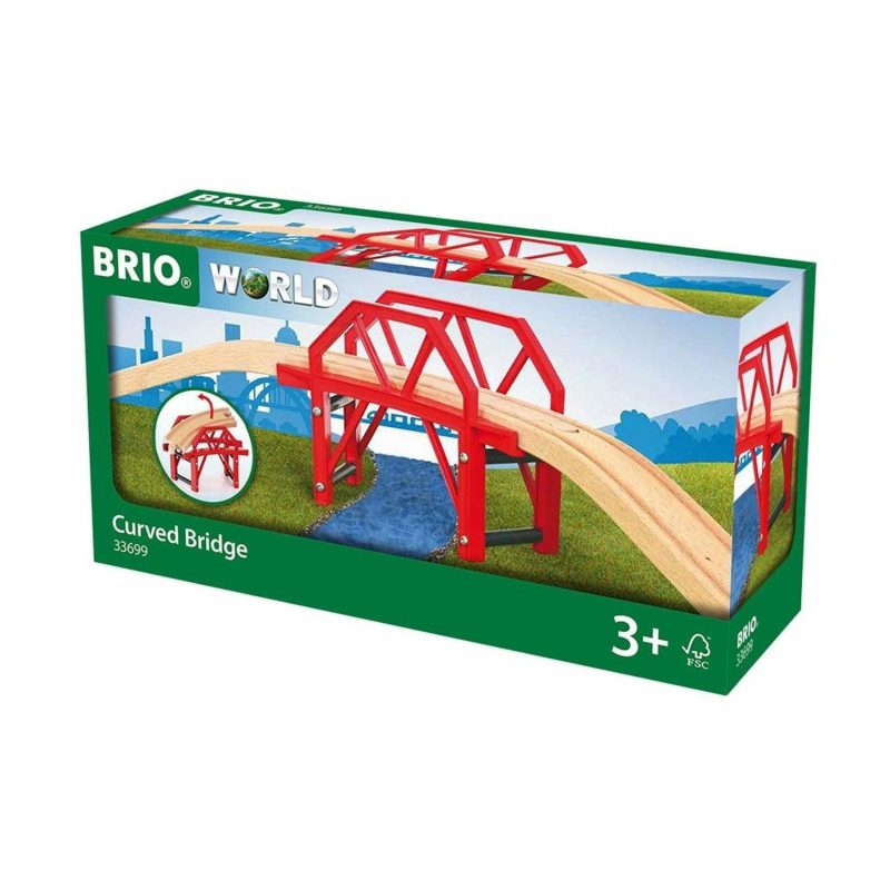 Toy Trains | Bridge – Curved Bridge 4 Pieces Shop Toy Trains