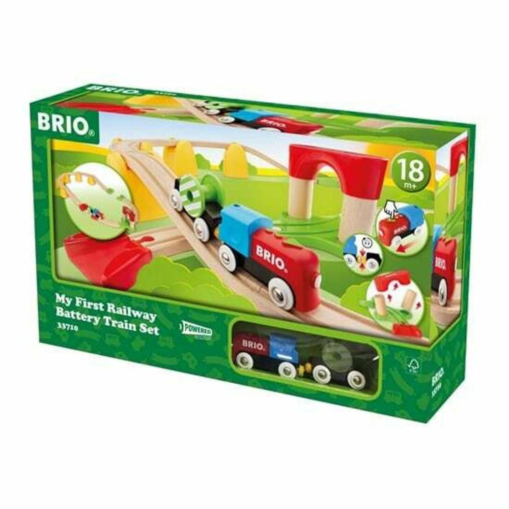 Toy Trains | Brio My First Battery Operated Railway Train Set 25 Pieces Shop Toy Trains