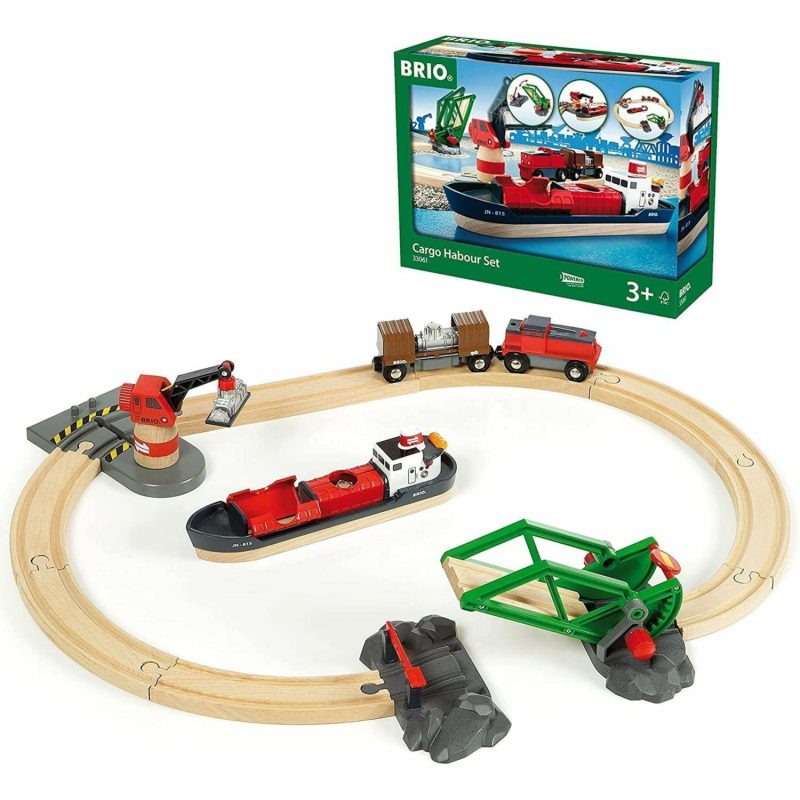 Toy Trains | Cargo Harbour Set 16 Pieces Shop Toy Trains