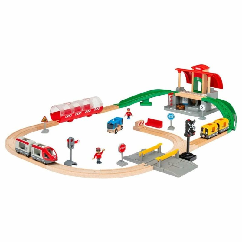 Toy Trains | Central Station Set 37 Pieces Shop Toy Trains