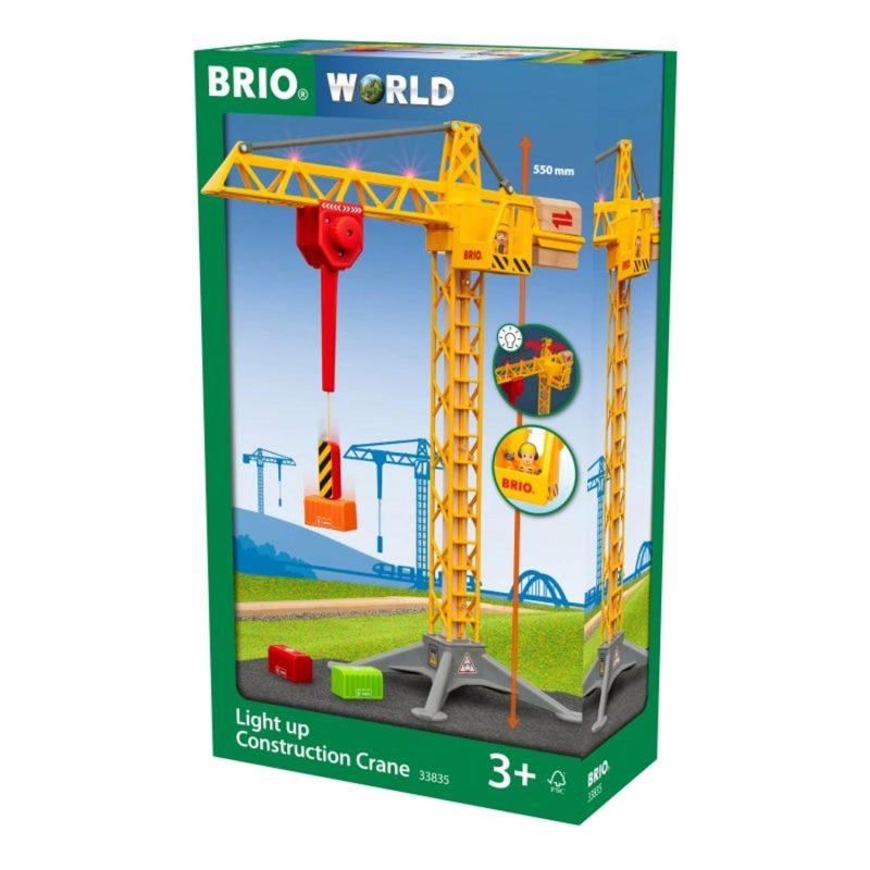 Toy Trains | Construction Crane With Lights 5 Pieces Shop Toy Trains