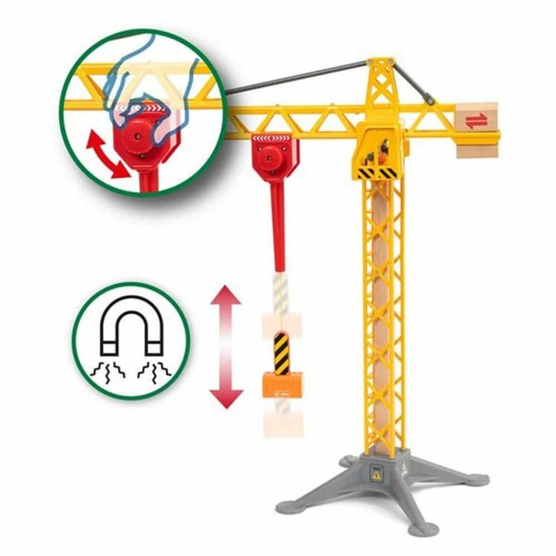 Toy Trains | Construction Crane With Lights 5 Pieces Shop Toy Trains