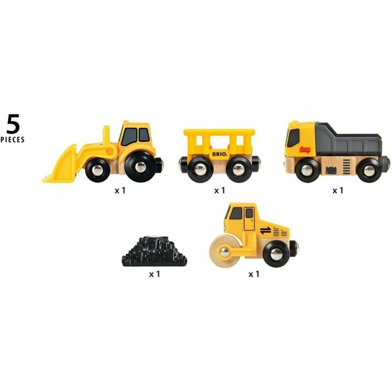 Toy Trains | Construction Vehicles 5 Pieces Shop Toy Trains