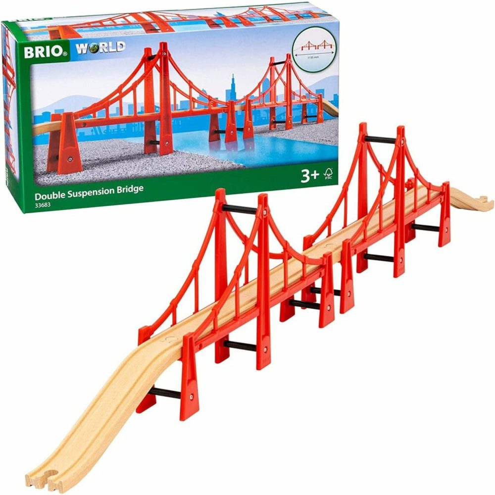 Toy Trains | Double Suspension Bridge 5 Pieces Shop Toy Trains