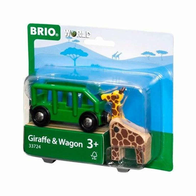 Toy Trains | Giraffe And Wagon For Railway Shop Toy Trains