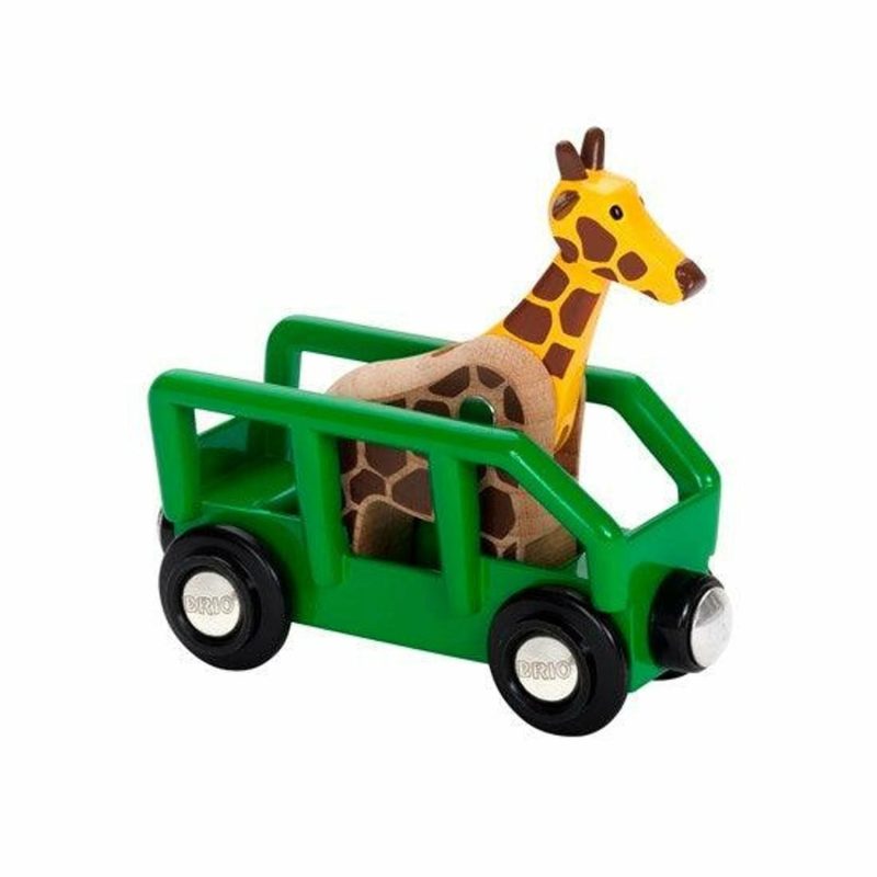 Toy Trains | Giraffe And Wagon For Railway Shop Toy Trains