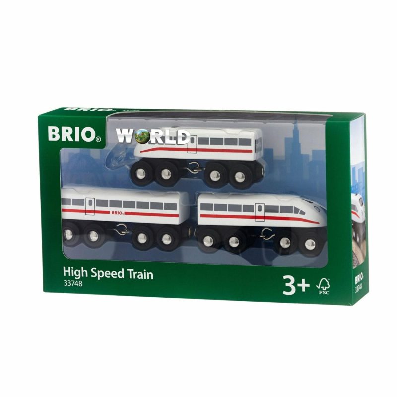 Toy Trains | High Speed Train With Sound 3 Pcs Shop Toy Trains