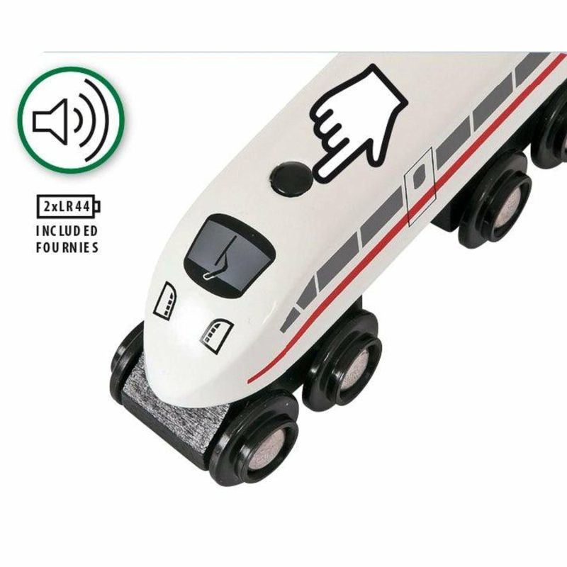 Toy Trains | High Speed Train With Sound 3 Pcs Shop Toy Trains