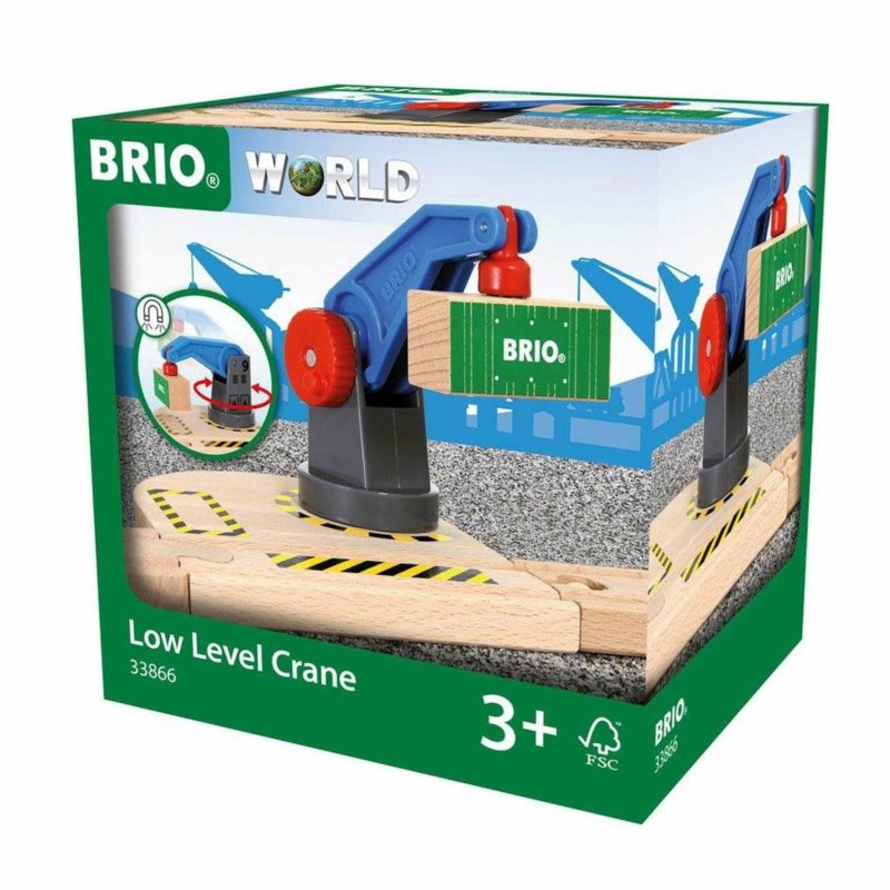 Toy Trains | Low Level Crane 2 Pieces Shop Toy Trains