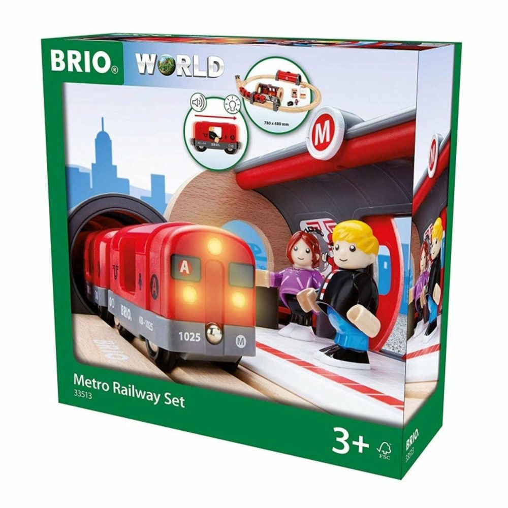 Toy Trains | Metro Railway Set 20 Pieces Shop Toy Trains