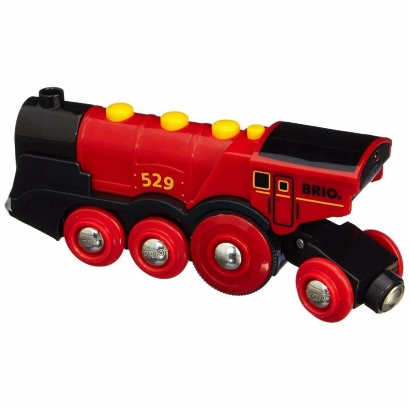 Toy Trains | Mighty Red Action Locomotive Shop Toy Trains