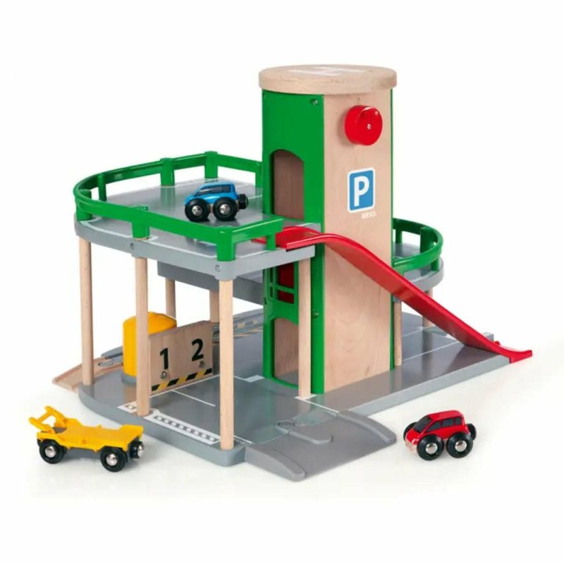 Toy Trains | Parking Garage 7 Pieces Shop Toy Trains