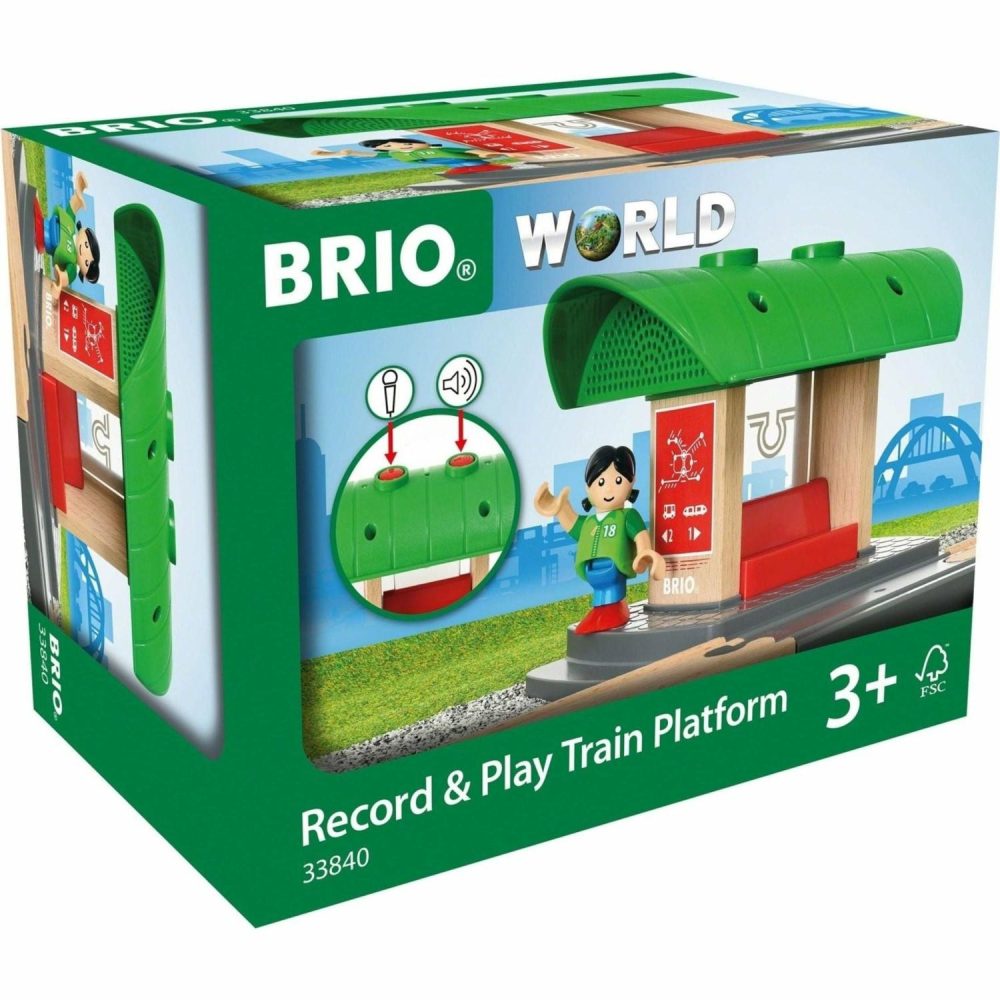 Toy Trains | Record & Play Train Platform Shop Toy Trains