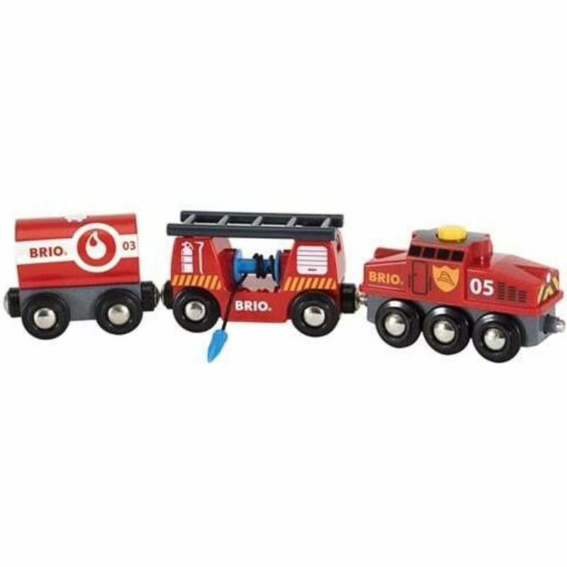 Toy Trains | Rescue Firefighting Train 4 Pieces Shop Toy Trains