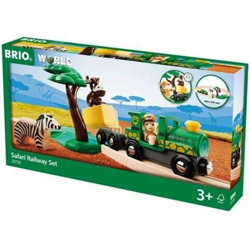 Toy Trains | Safari Railway Set 17 Pieces Shop Toy Trains