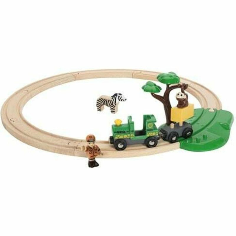 Toy Trains | Safari Railway Set 17 Pieces Shop Toy Trains