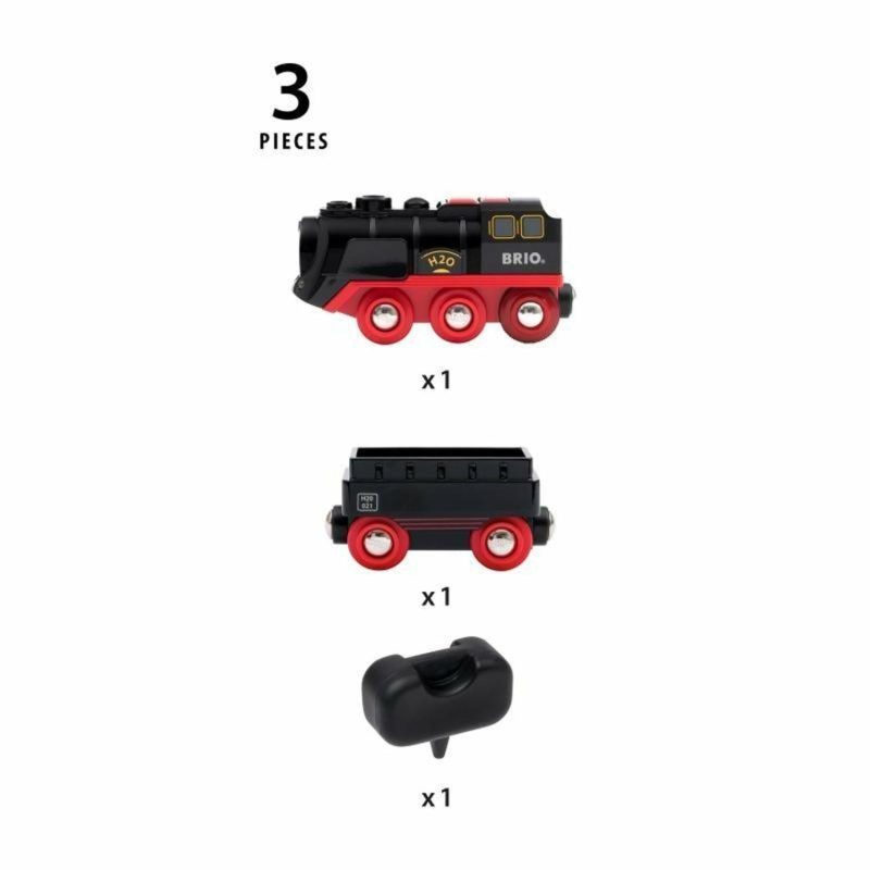 Toy Trains | Steaming Train 3 Pieces Shop Toy Trains