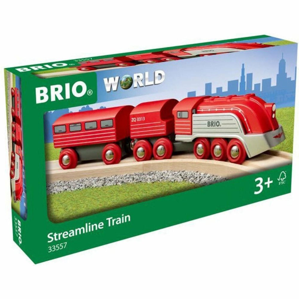 Toy Trains | Streamline Train 3 Pieces Shop Toy Trains