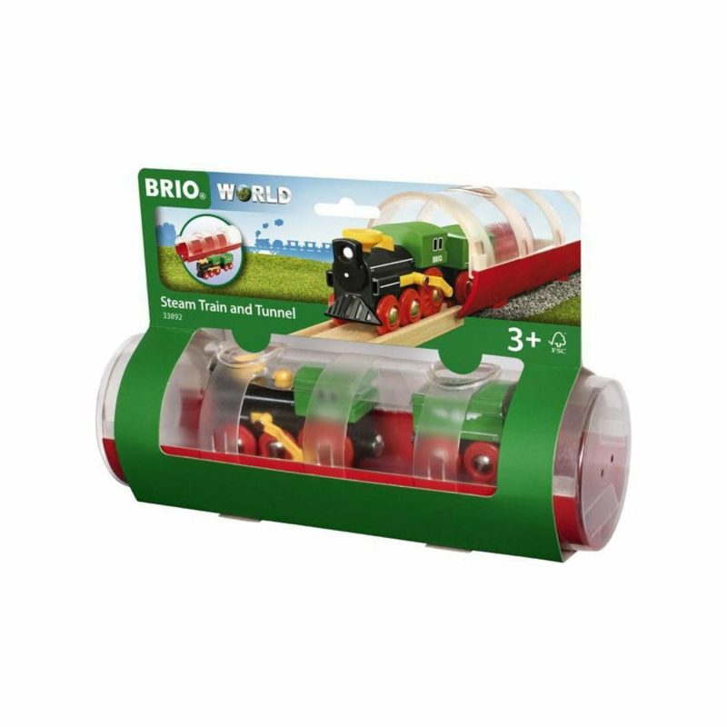 Toy Trains | Tunnel & Steam Train 3 Pieces Shop Toy Trains