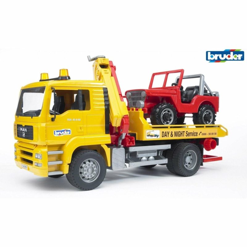 Toy Trucks | Man Tga Breakdown Truck With Cc Vehicle 1:16 Shop Toy Trucks