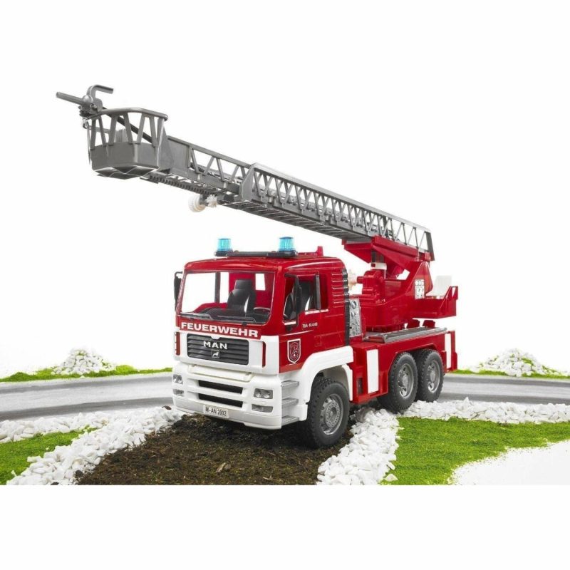 Toy Trucks | Man Tga Fire Engine W/Water Pump & Light & Sound Module 1:16 Shop Toy Trucks