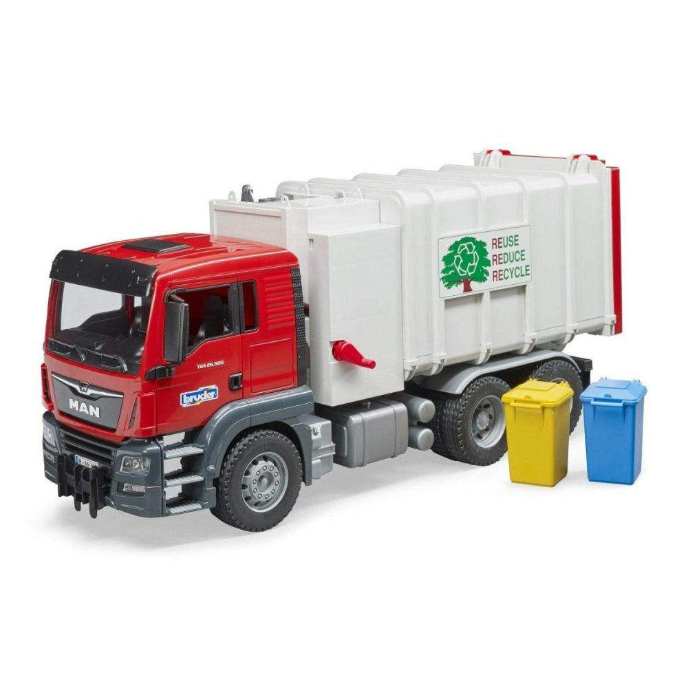 Toy Trucks | Man Tgs Side Loading Garbage Truck 1:16 Shop Toy Trucks