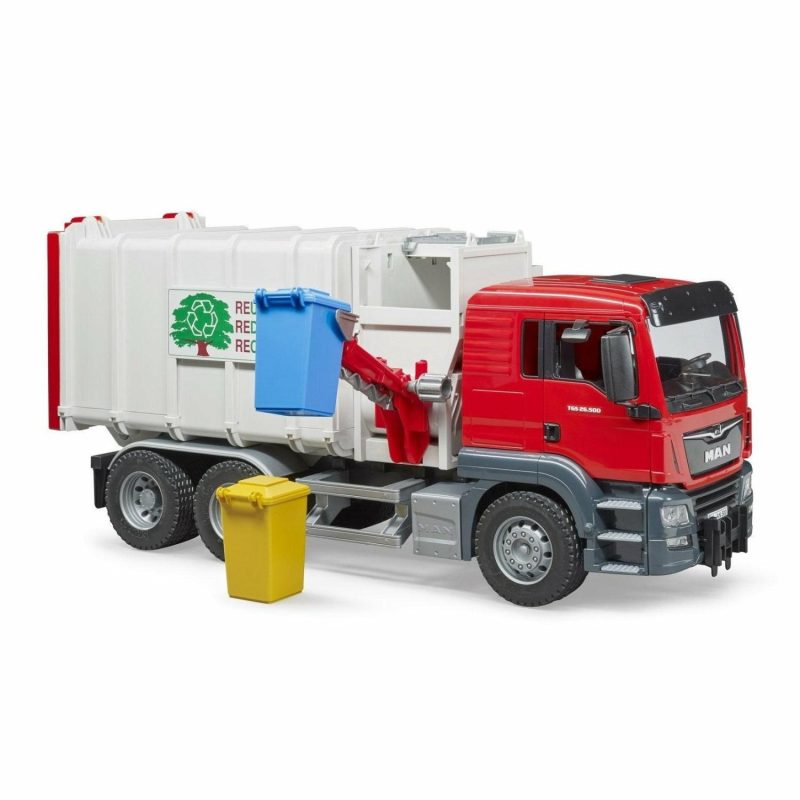 Toy Trucks | Man Tgs Side Loading Garbage Truck 1:16 Shop Toy Trucks