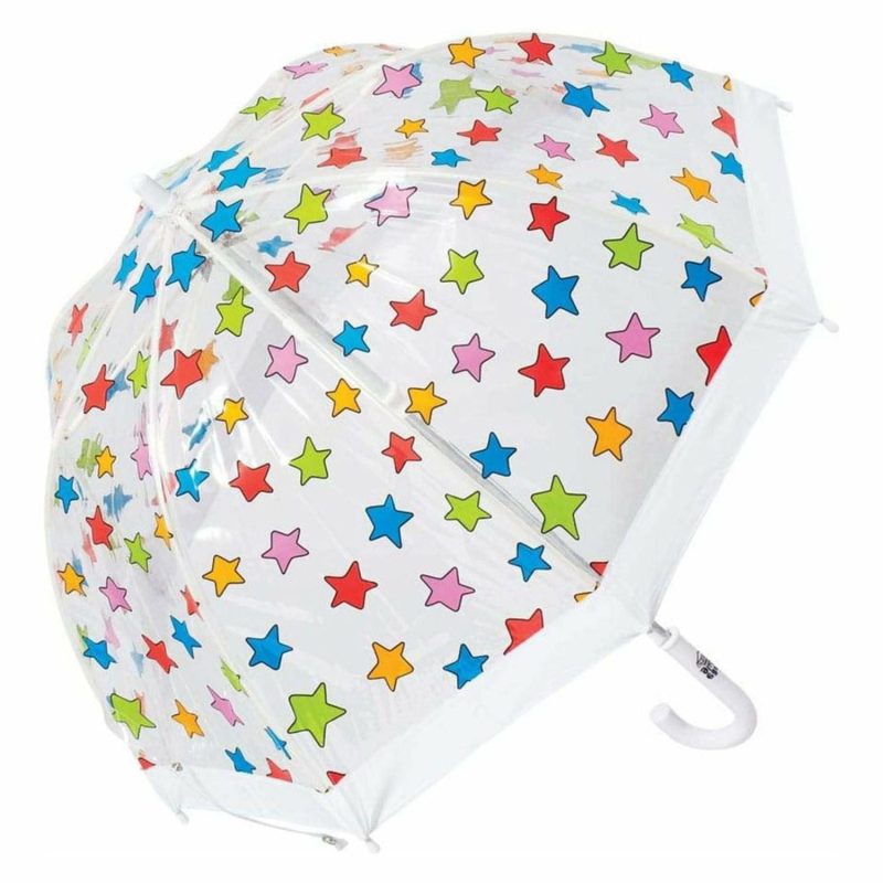 Umbrellas | Childrens Birdcage Pvc Multi Stars Umbrella Shop Umbrellas