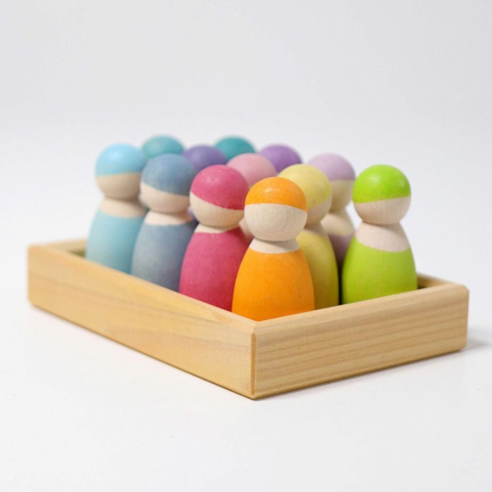 Wooden Toys | 12 Friends Pastel Shop Wooden Toys