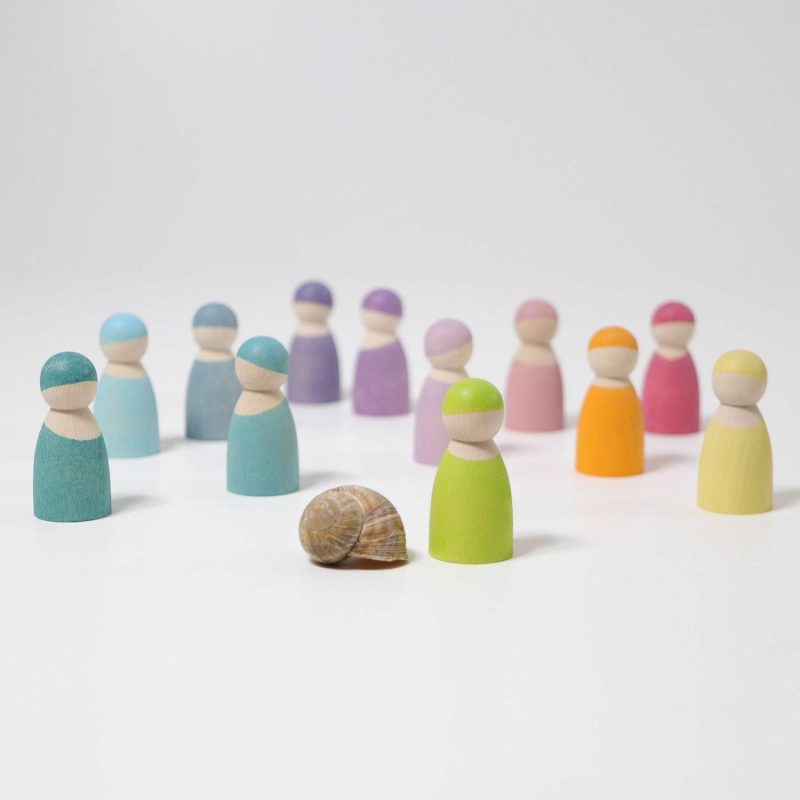 Wooden Toys | 12 Friends Pastel Shop Wooden Toys