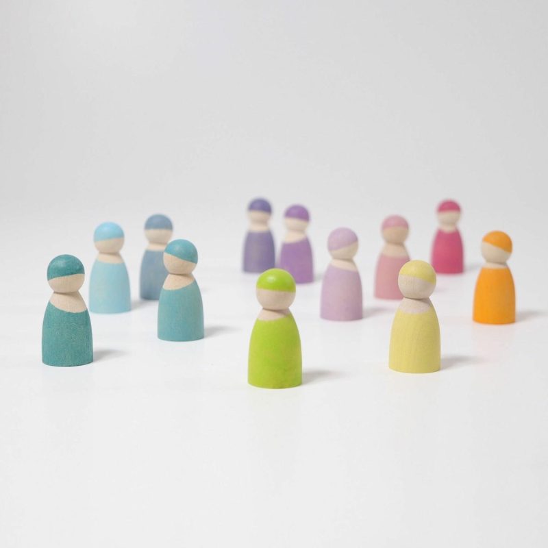 Wooden Toys | 12 Friends Pastel Shop Wooden Toys