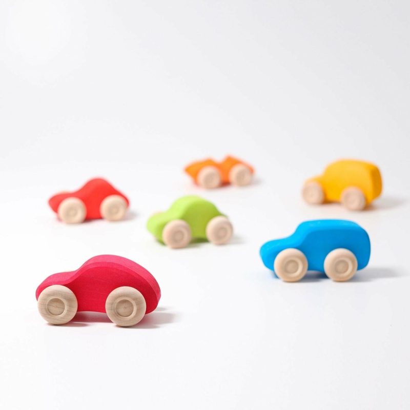 Wooden Toys | Cars Coloured, Set Of 6 Shop Wooden Toys