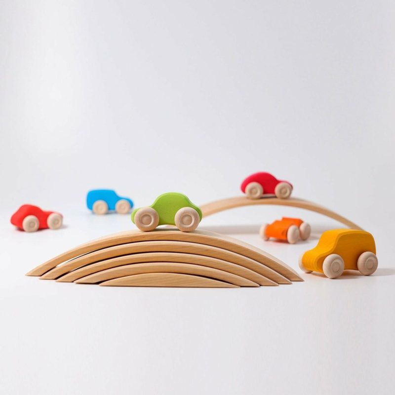 Wooden Toys | Cars Coloured, Set Of 6 Shop Wooden Toys