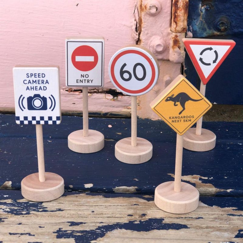 Wooden Toys | Iconic Toy – Loose Change Road Signs Shop Wooden Toys