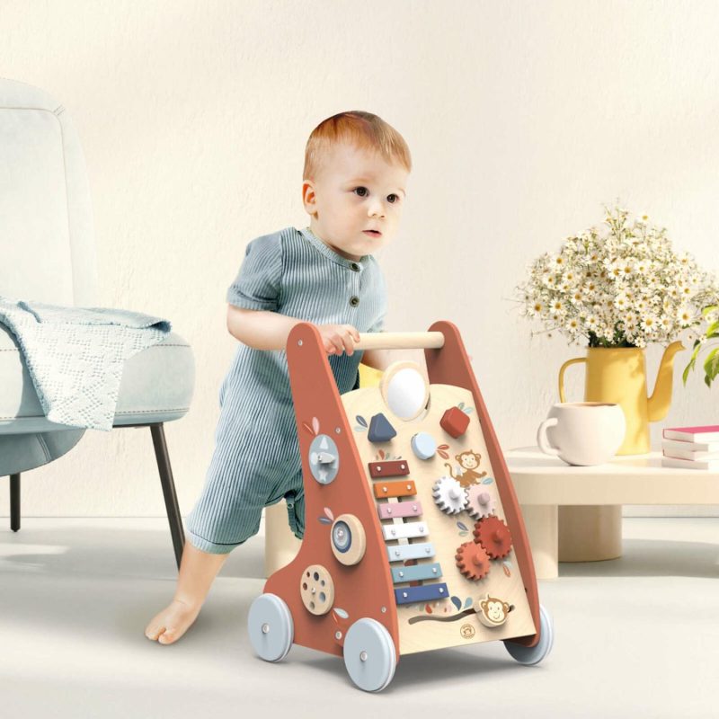 Wooden Toys | Multi Activity Push Toy – Activity Walker Shop Wooden Toys