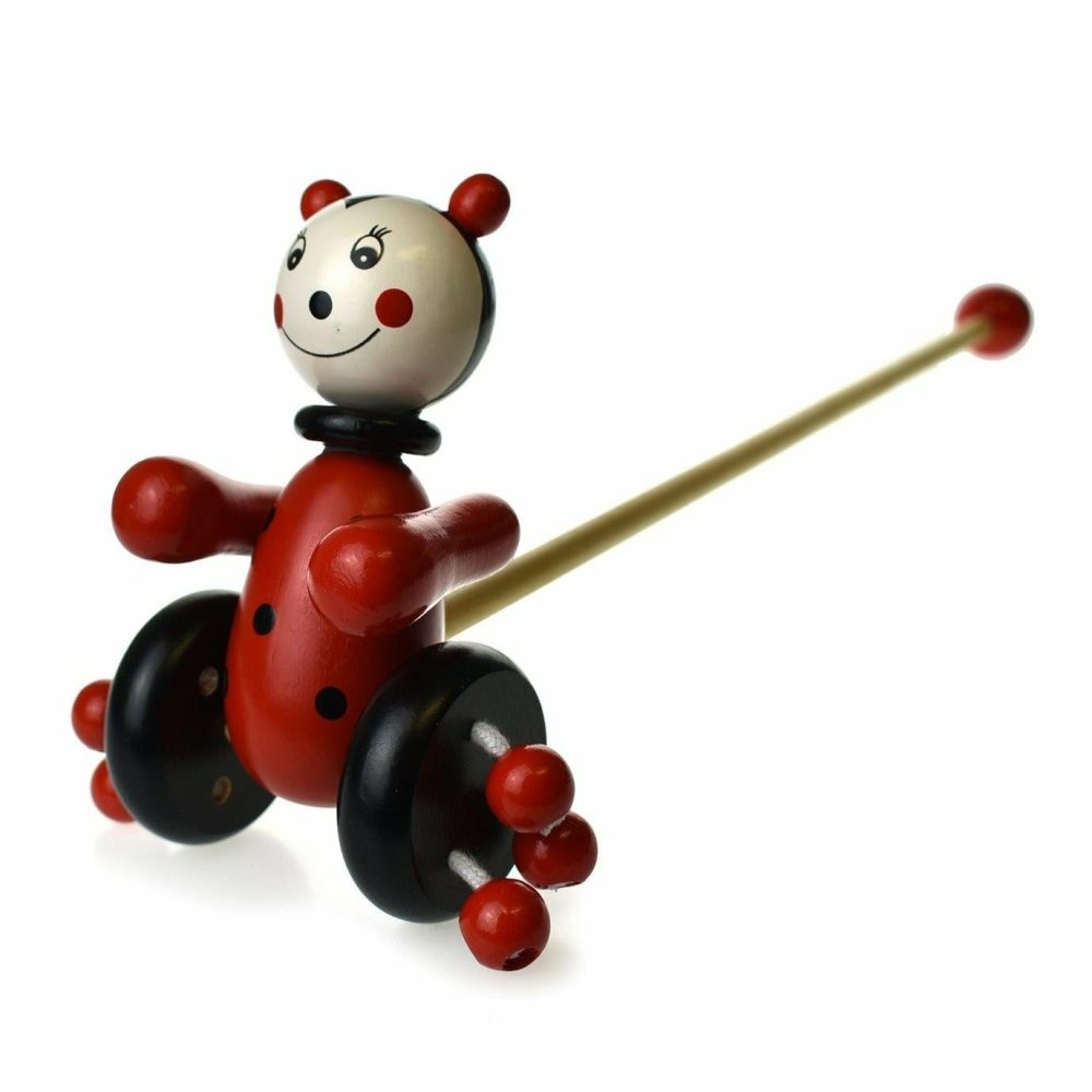 Wooden Toys | Push-A-Long Ladybird Shop Wooden Toys