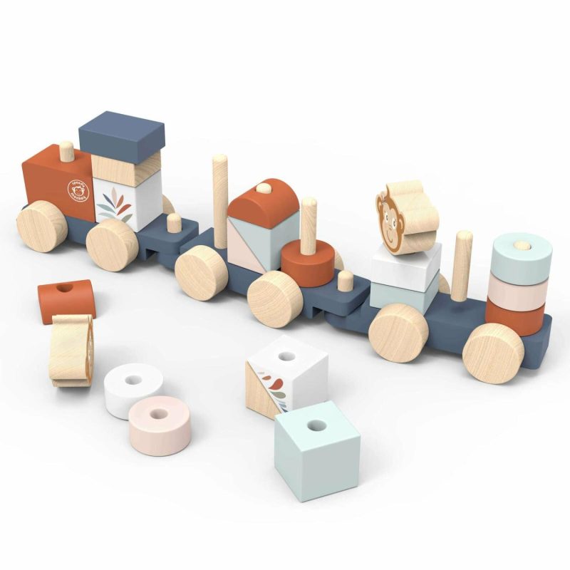 Wooden Toys | Stacking Train Shop Wooden Toys