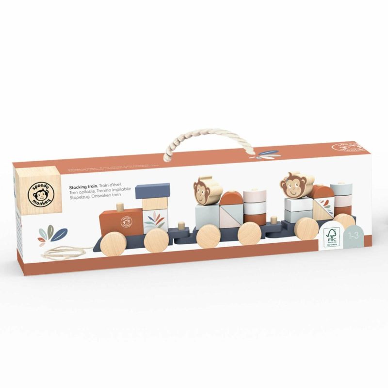 Wooden Toys | Stacking Train Shop Wooden Toys