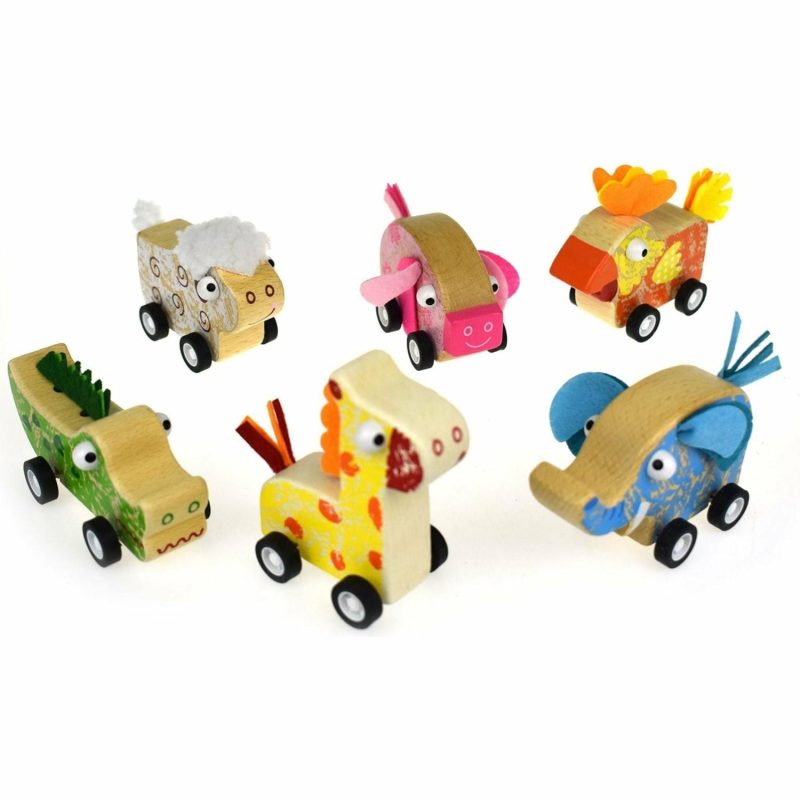 Wooden Toys | Wooden Pull Back Animal Shop Wooden Toys