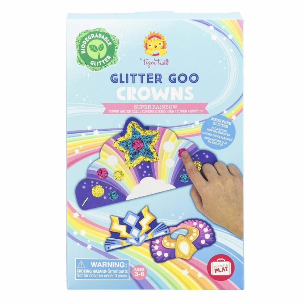 Creative Toys | Glitter Goo Crowns – Super Rainbow Creative Toys Creative Toys