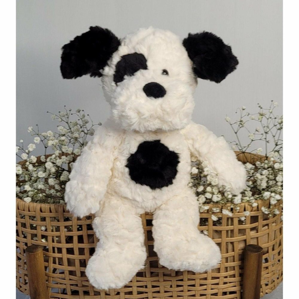 Plush & Soft Toys | Harry The Black And Cream Dog Plush & Soft Toys Plush & Soft Toys