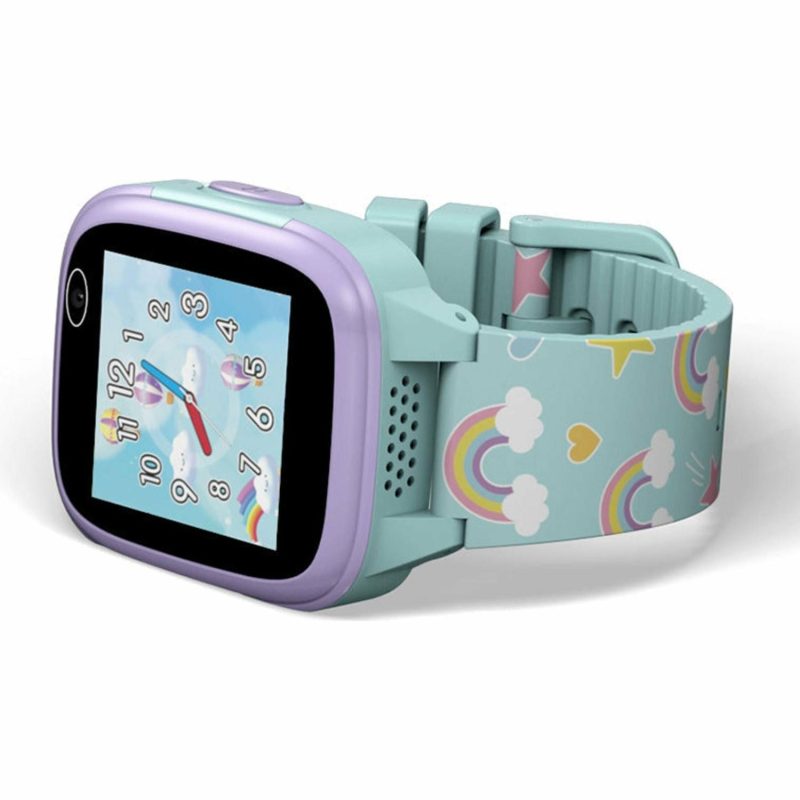 Clocks & Watches | Kidoplay – Kids Interactive Game Watch – Aqua / Purple Clocks & Watches Clocks & Watches