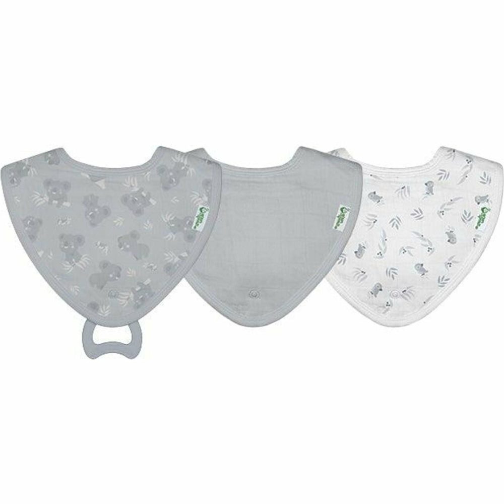 Kids Homewares | Muslin Stay-Dry Teether Bibs Made From Organic Cotton (3 Pack) Kids Homewares Kids Homewares