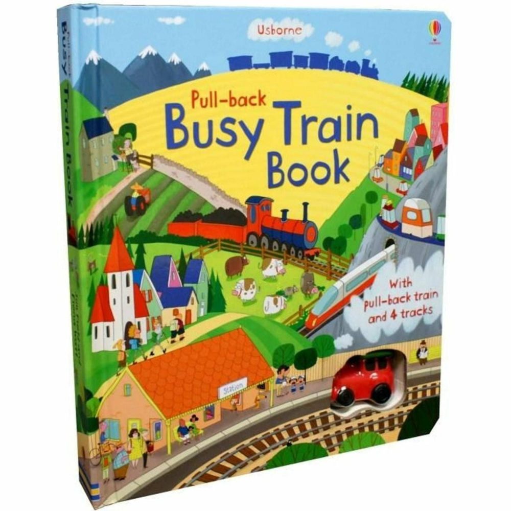 Books | Pull Back Busy Train Book Books Books