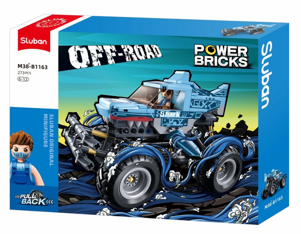 Building & Construction Toys | Power Bricks Off Road Vehicle – Shark Building & Construction Toys Building & Construction Toys